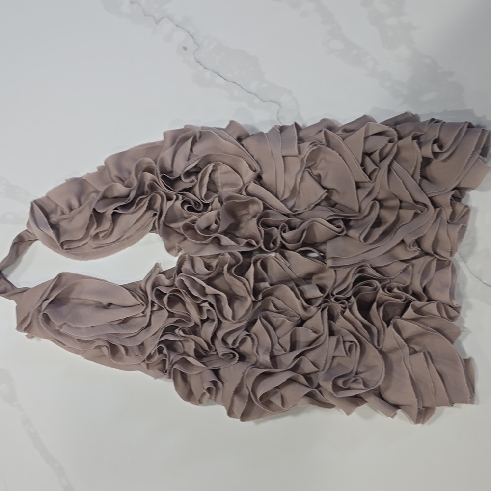 BCBGMaxAzria Ruffle Halter Top - XS/S - Picture 9 of 9